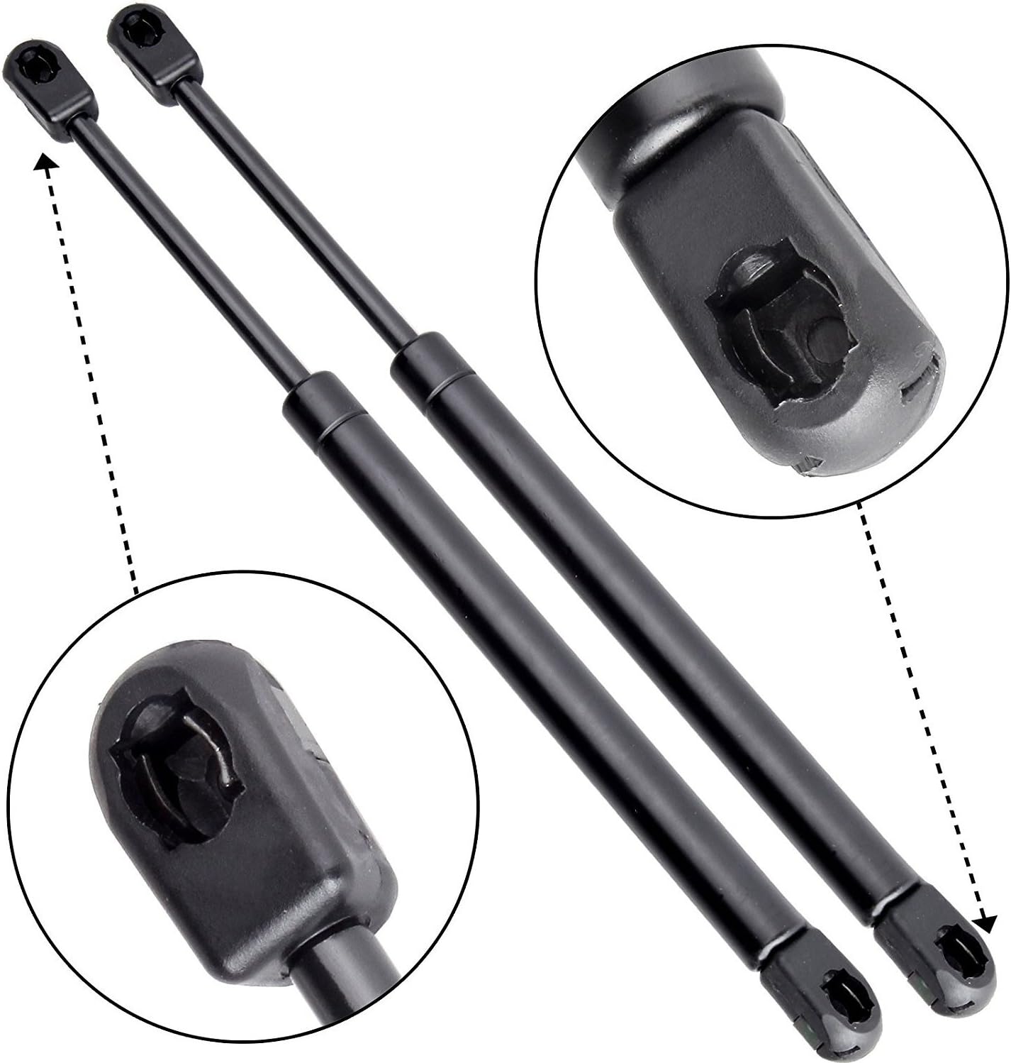 Rear Hatch Liftgate Lift Supports Struts Shocks Gas Springs 6156 For 2007-2014 Chevrolet Suburban 1500,2007-2013 Chevrolet Suburban 2500,2007-2014 Chevrolet Tahoe,2007-2014 GMC Yukon,Pack of 2 : Automotive