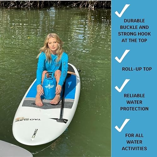 Miniatura 2 de Dirty Hooker Fishing Gear Bolsa seca impermeable de 5 litros Bolsa de almacenamiento impermeable para kayak, playa, rafting, canotaje, pesca