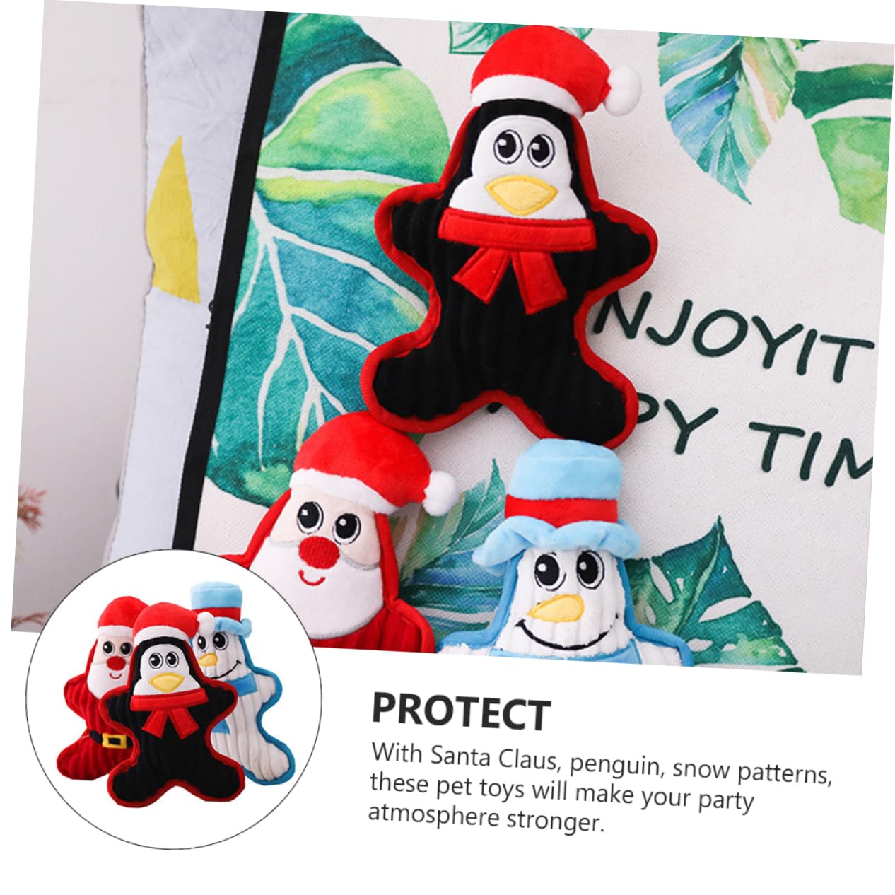 Sosoport 6pièces Jouets Squeaky pour Chiens Et Accessoires De Molarité pour Animaux De Compagnie pour Entraînement Divertissement
