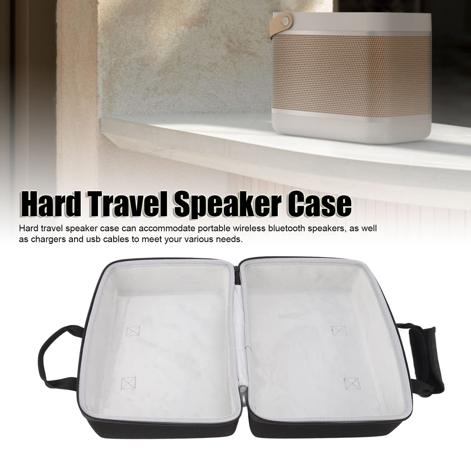 Etui Transportowe Twarde do Głośnika Bluetooth, 11,81x8,27x6,10