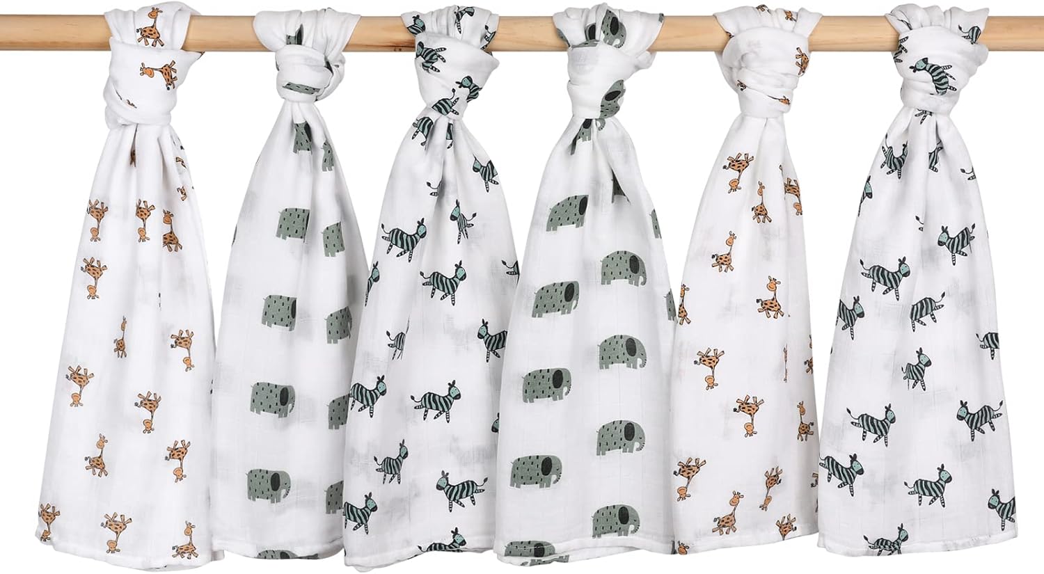 712L6OUozbL._AC_SL1500_ GLLQUEN BABY Muslin Squares Cloth for Baby, 6pack 70cm x 70cm Cotton Burp Cloths for Newborn, Absorbent & Breathable and Ideal to Clean, Wipe & Cover Newborns