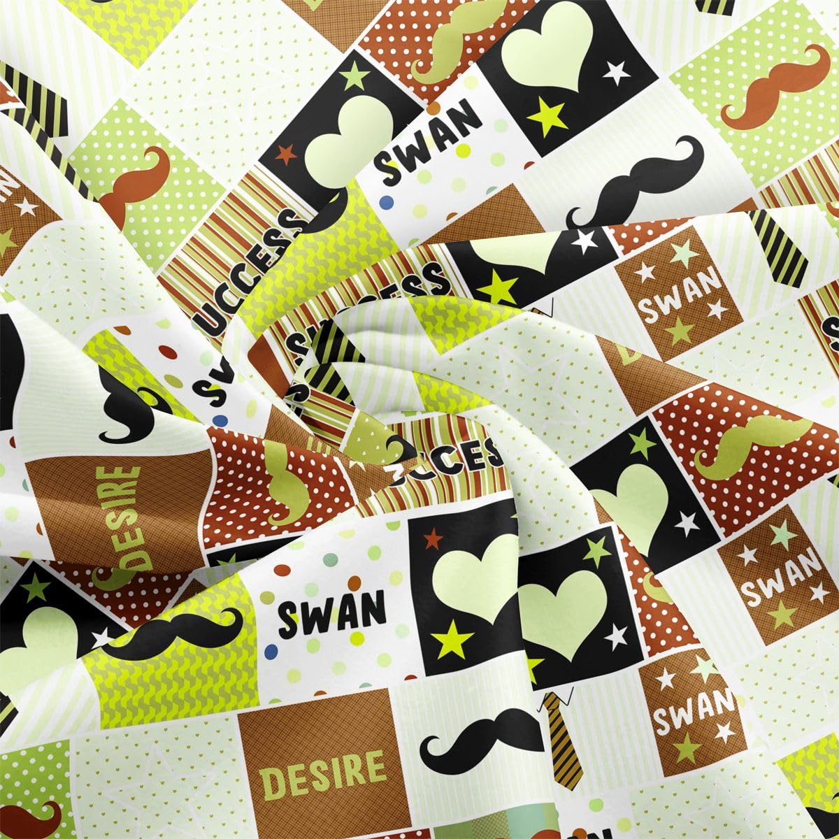 Wasabi grüner Gentleman Stoffe zum Nähen 460x150cm DIY Stoffe Zum Nähen