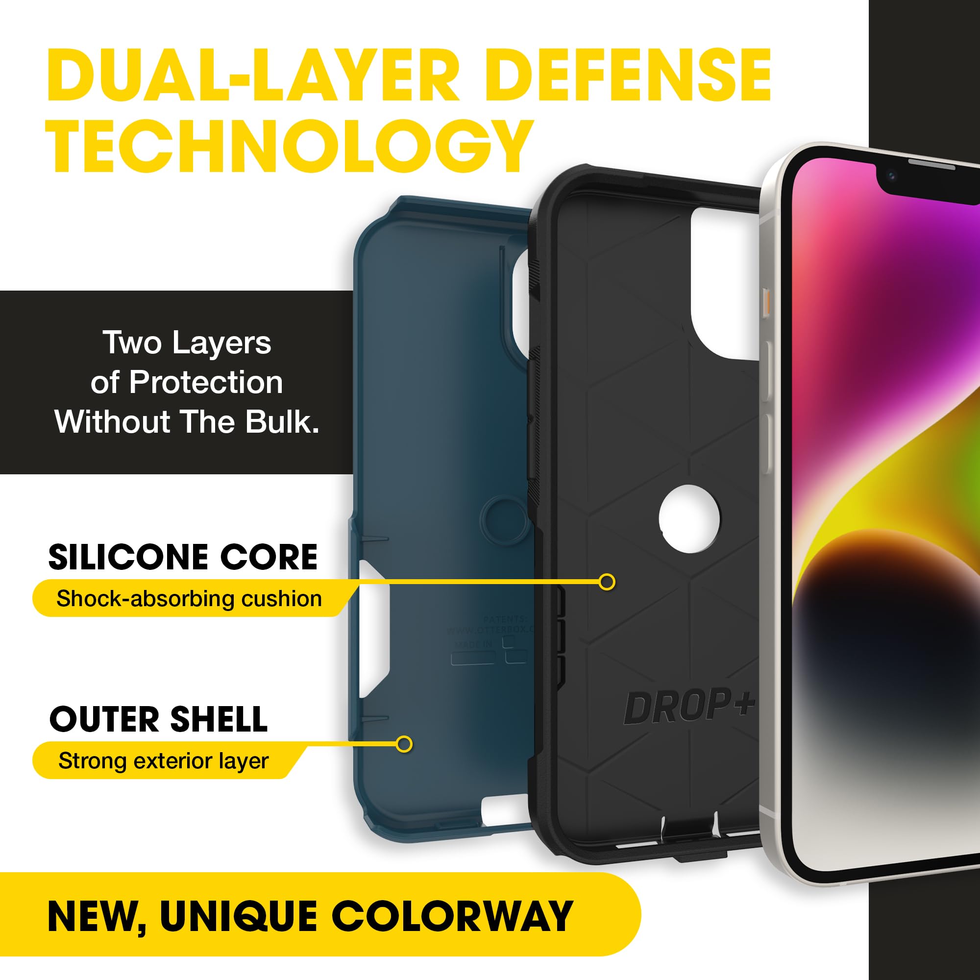 Amazon.com: OtterBox iPhone 14 & iPhone 13 Commuter Series Case