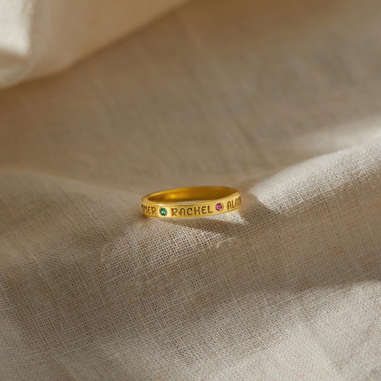 Mama Ring mit Kinder Namen, Mama Ring, Geburtsstein für Mutter Schmuck Geburtsstein Muttertag Weihnachten Geburtstag Jahrestag
