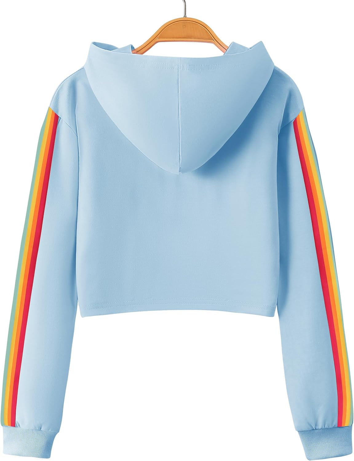 Girls Clothes Hoodies For Girls Activewear Long Sleeve Rainbow Ribbon Sweatshirts And Sweatpants 2 Piece Outfits - Image 8