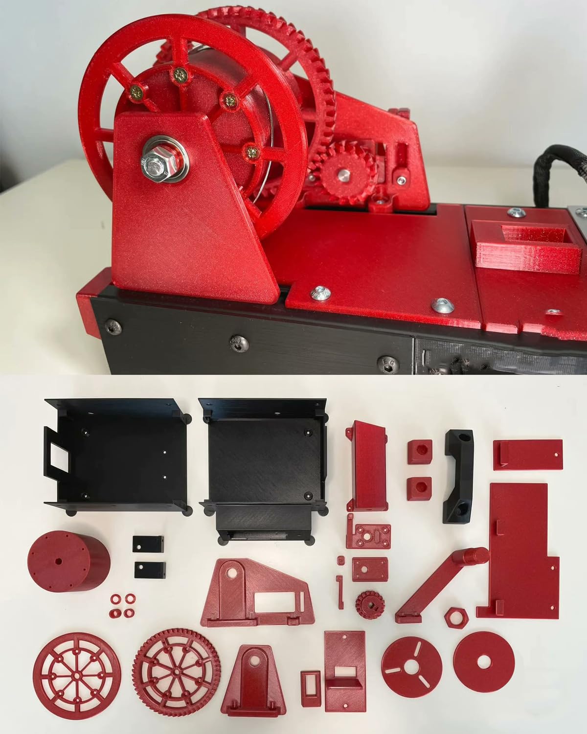 Machine à Fabriquer Du Filament 3D En Pet Recyclé, Recycleur De Bouteilles Imprimées En 3D, Filament 3D Pultrudé à Partir De Bouteilles En Plastique, Familles, Créateurs DIY, Petits Studios red