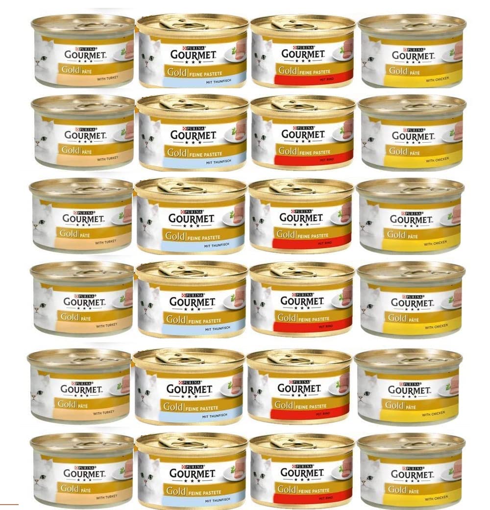 Gourmet Gold Kıyılmış Karışık Ezme Kedi Yaş Maması 24x85 gr
