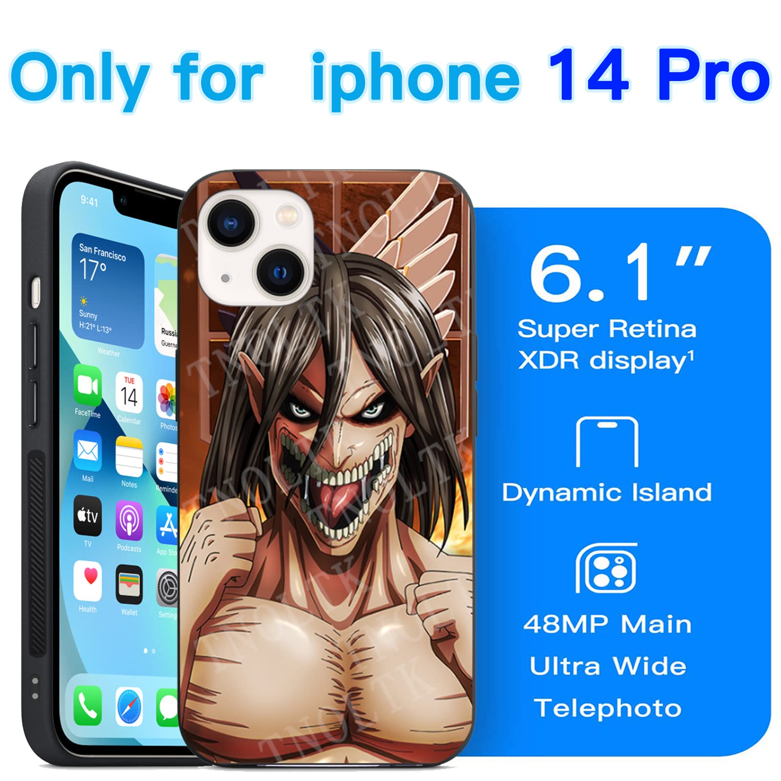 Amazon.com: TNOLTK 3D iPh 14 Pro Case Anime Motion Anime Phone Case Shockproof Soft TPU Anti-Scratch Non-Slip Japanese Manga Case for iPh 14 Pro 6.1 Inch : Cell Phones & Accessories Amazon.com: TNOLTK 3D iPh 14 Pro Case Anime Motion Anime Phone Case Shockproof Soft TPU Anti-Scratch Non-Slip Japanese Manga Case for iPh 14 Pro 6.1 Inch : Cell Phones & Accessories