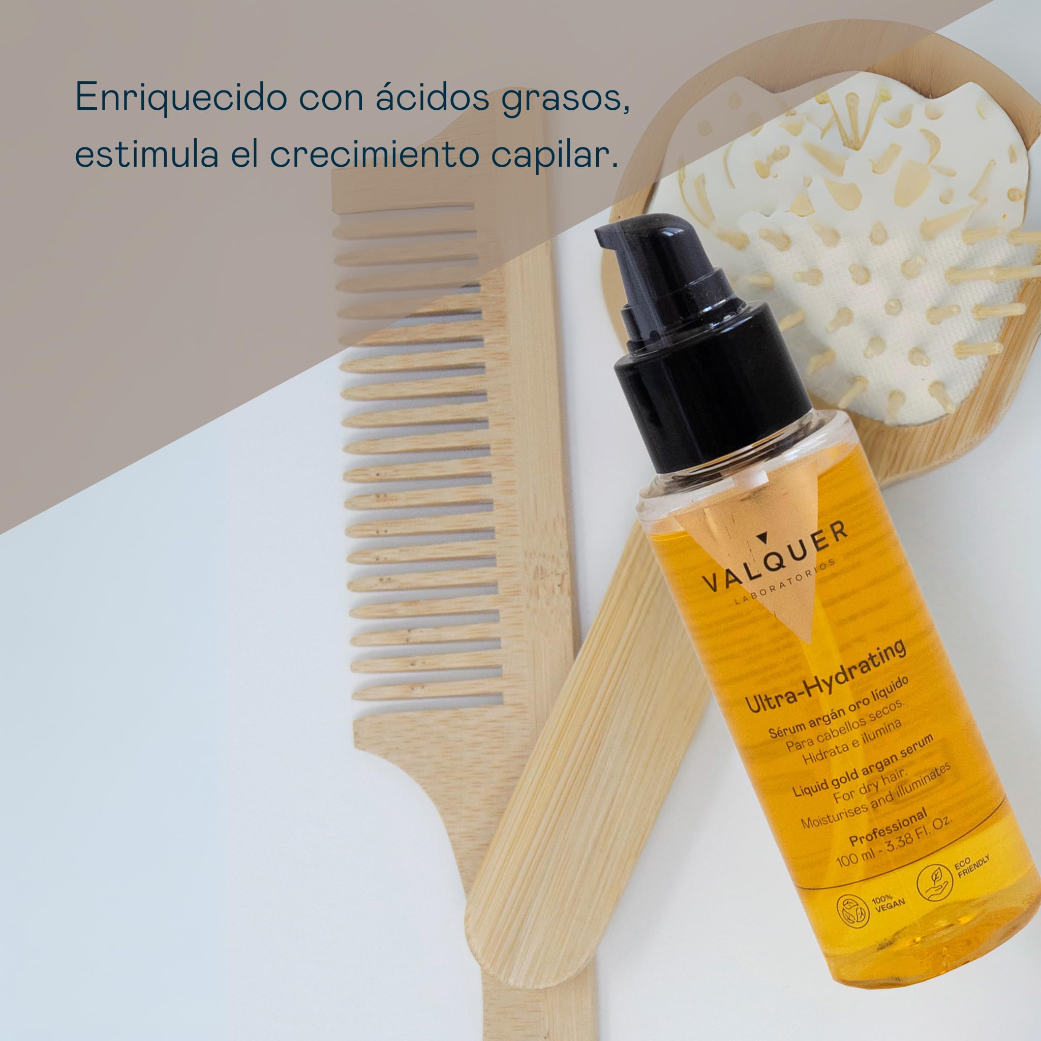 VALQUER Sérum Capilar Aceite de Argán y Zanahoria 100 ml Vegano
