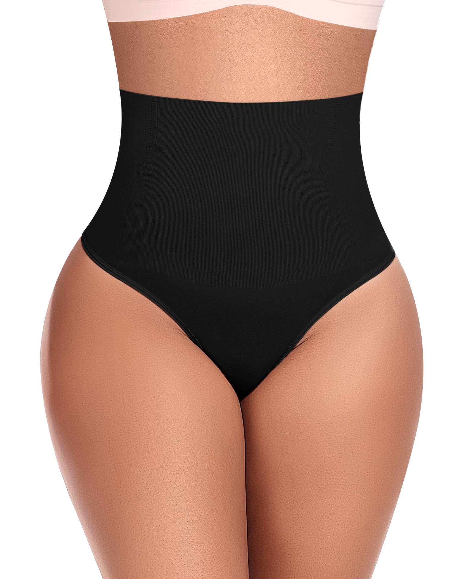 Womens Thong Shapewear Mid to High Waisted Shaper Thong WN0017