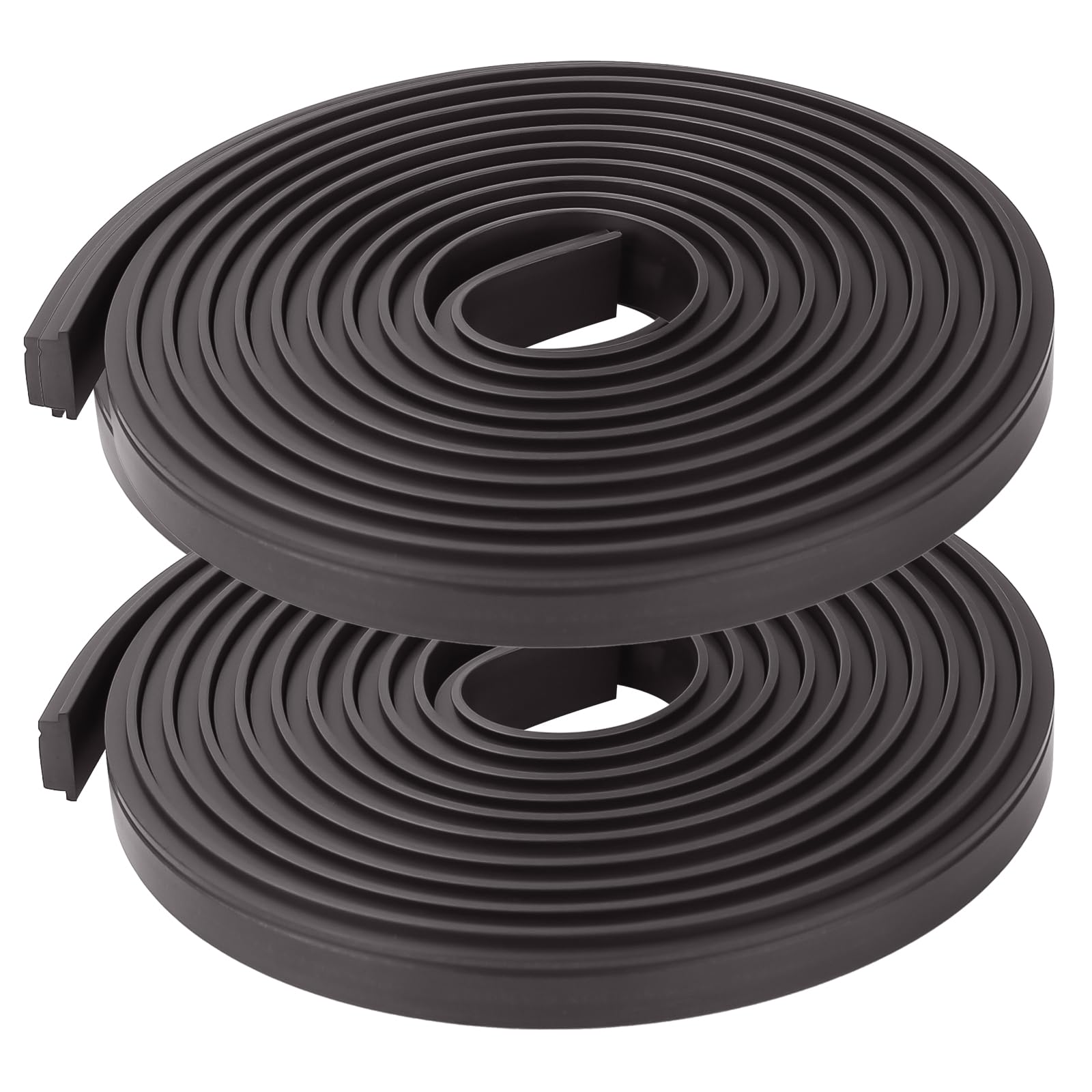 Ersatz-Magnetstreifen für Duschtür, flexibler Magnetstreifen, Duscheinsatz, Ersatz für gerahmte, halbgerahmte Schwingglas-Duschtür (2 Rollen, 190 cm pro Rolle)