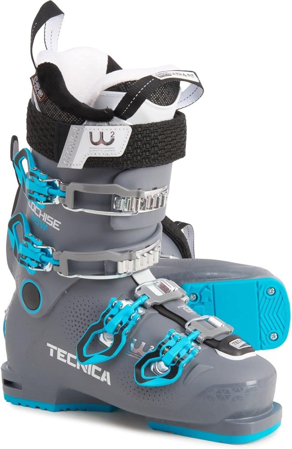 Tecnica 2019/20 Cochise 95 Alpine Ski Boots (for Women) Size US - 5.5 EU - 22.5 Grey