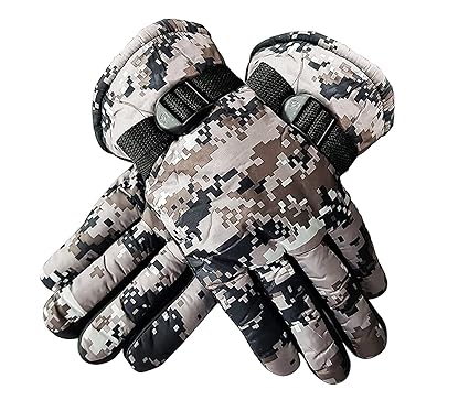MJ Ragav Mens Winter Wear Warm Gloves for Boys Gloves for Bike Riding (Multicolor)
