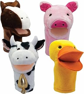 Get Ready Kids Farm Animals Plush Puppet Set - Buy now