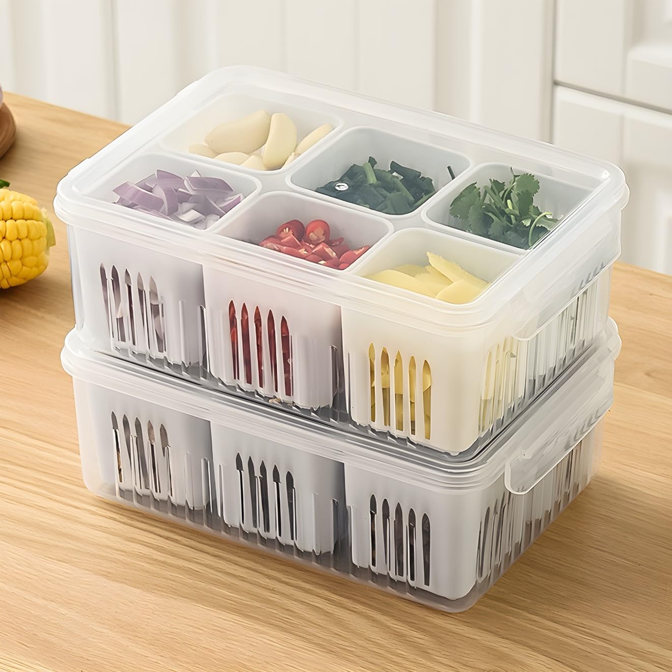 See full amazon price history chart for HOUSE OF VIPA Fridge Storage Boxes Freezer Storage Containers, Container for Kitchen Storage Set, Storage in Kitchen, Vegetable Storage, Refrigerator Food Box (6 Grid Box (Pack of 2)) HOUSE OF VIPA Fridge Storage Boxes Freezer Storage Containers, Container for Kitchen Storage Set, Storage in Kitchen, Vegetable Storage, Refrigerator Food Box (6 Grid Box (Pack of 2)) (B0D387Z7JY) Amazon Price History, Amazon Price Tracker