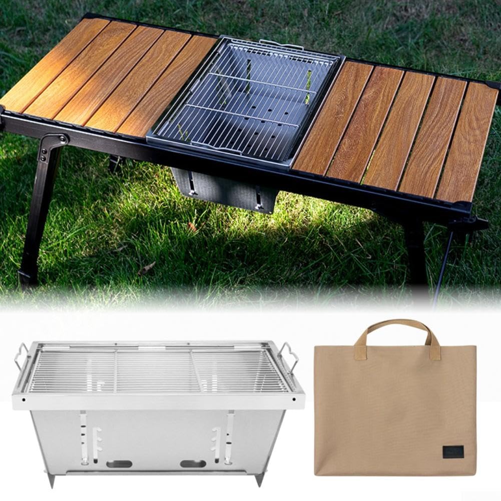 Gril Pliant Acier Inoxydable pour IGT 38x28cm Gril Pliant Acier