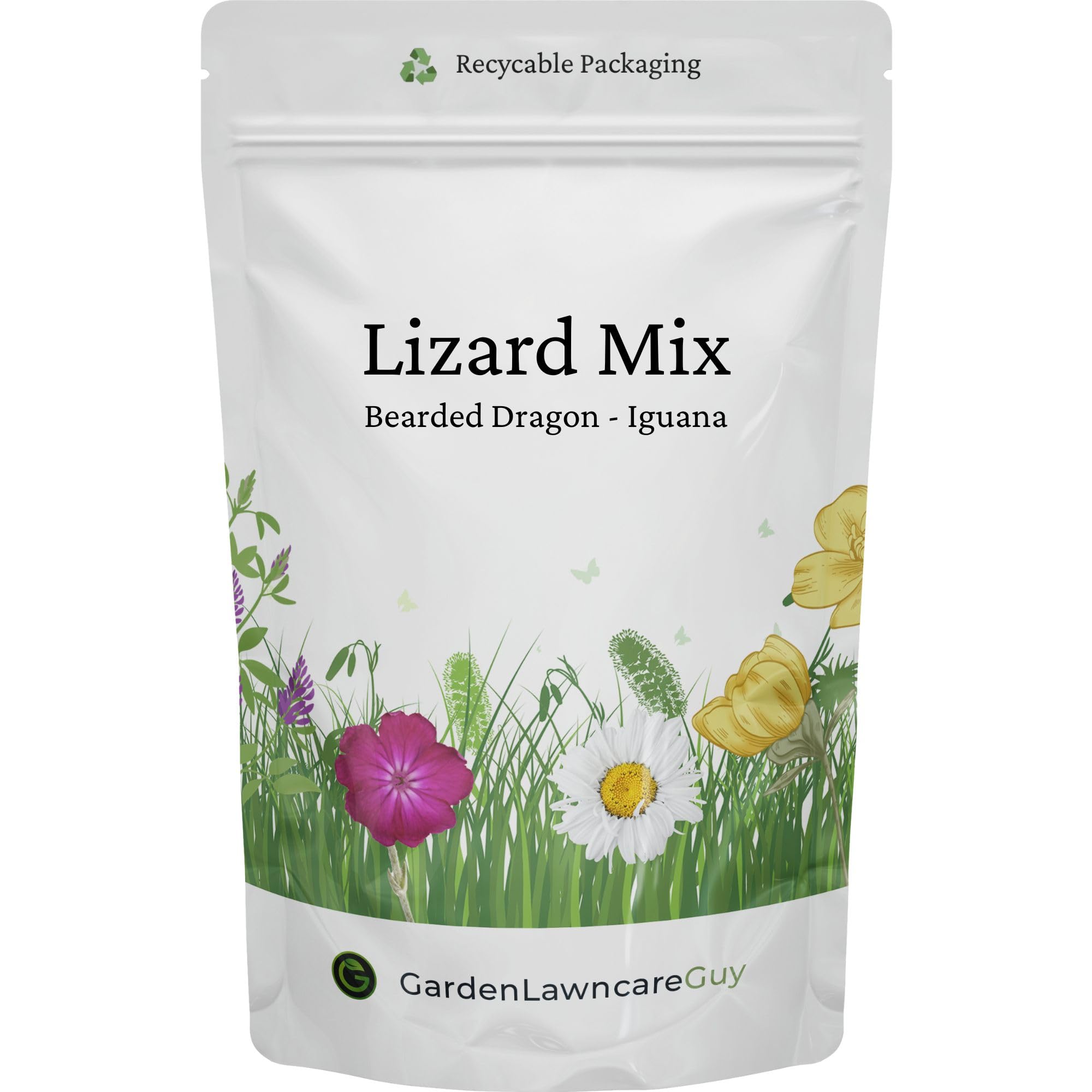 Lizard Forage Mix Seeds – 100g – Grow Your Own Grass & Edible Flowers for Bearded Dragons & Iguanas – Fast-Growing Indoor or Outdoor