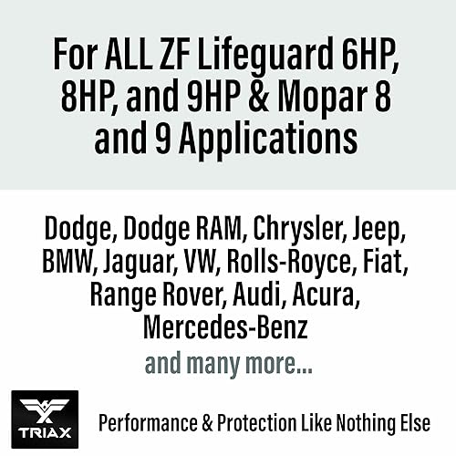 Miniatura 3 de Triax Euro Car ATF sintético, baja visibilidad, para transmisiones automáticas europeas de 6,7,8 y 9 velocidades, compatible con BMW, Audi, Porsche,