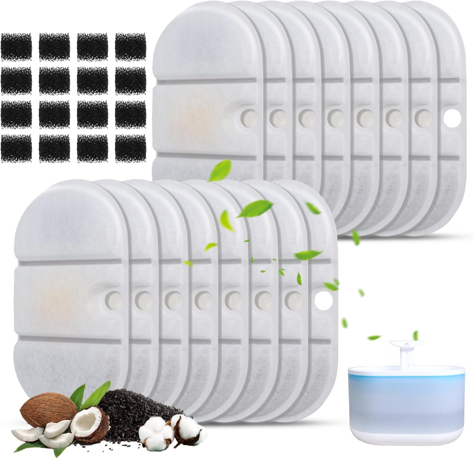 Cat Water Fountain Filter, 8 Pack Cat Fountain Filter