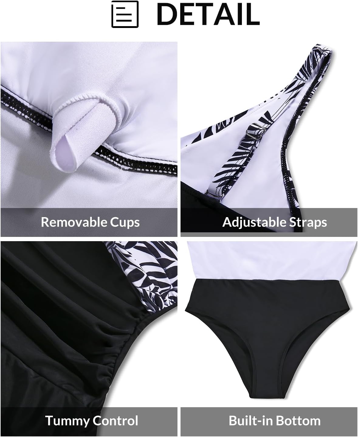 Yonique One Piece Swim Dress for Women Tummy Control Swimsuit Skirted Bathing Suit Modest Swimwear - Image 5