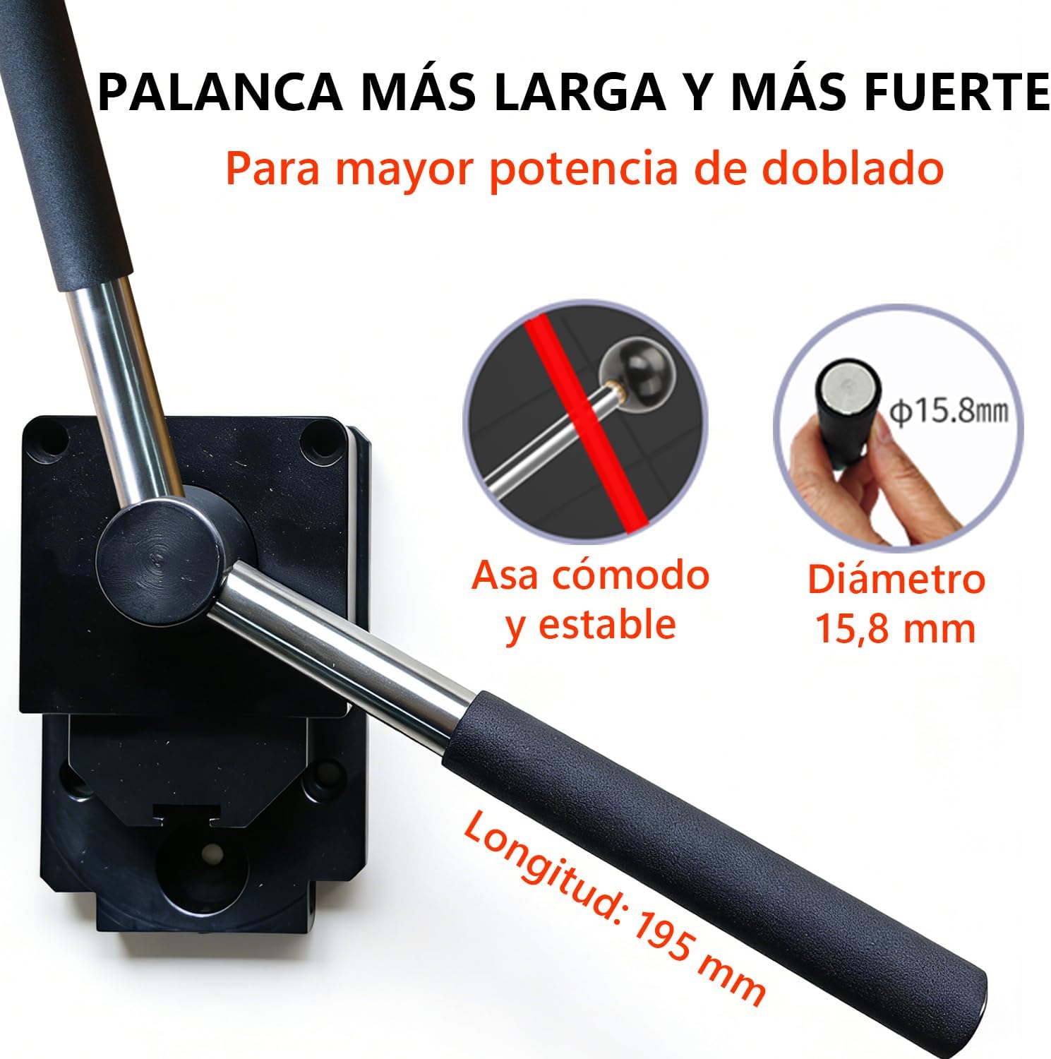 GEMKIT Professional Ring Bending Tool, Metal Ring Sizer, Adjuster Kit for Tight or Loose Rings, Black, for Women & Men HH-SE01