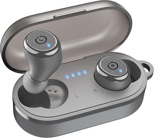 Miniatura 1 de TOZO Auriculares inalámbricos T10 Bluetooth 5.3, aplicación para personalizar ecualizador, diseño ergonómico, tiempo de reproducción de 55 horas,