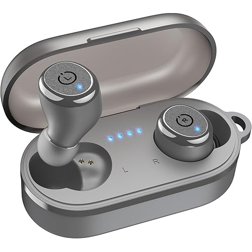 TOZO T10 Wireless Earbuds Bluetooth 5.3 Headphones, App Customize EQ, Ergonomic Design, 55H Playtime, Wireless Charging Case, IPX8 Waterproof Sound in-Ear Headset, 2025 New Version