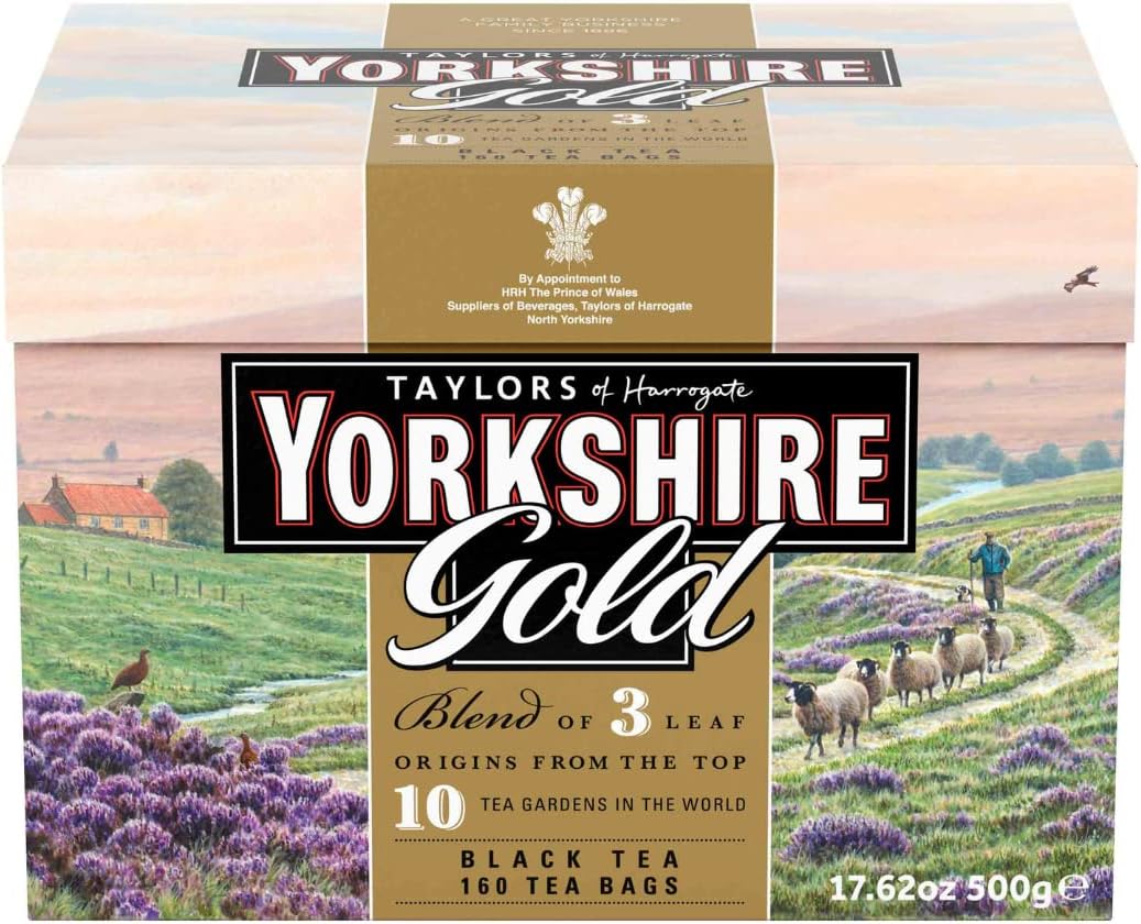 Taylors of Harrogate Yorkshire Gold Tea – 160 Teabag Pack
