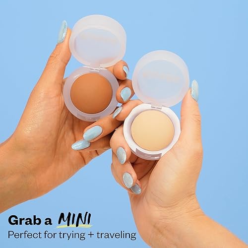 Miniatura 3 de Kosas Mini Cloud Set - Polvo para fijar la cara, control de brillo suave, transparente, acabado de maquillaje translúcido, portátil y duradero