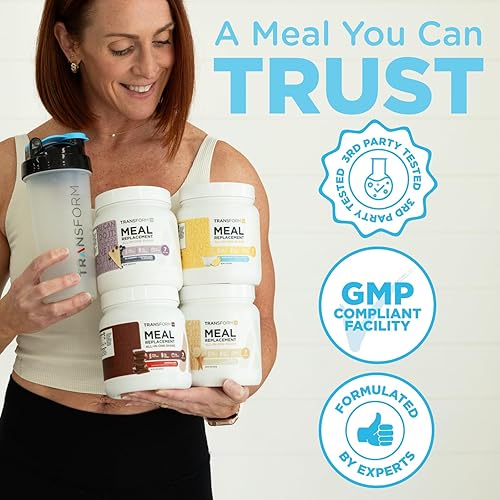 Miniatura 7 de TransformHQ Batido en polvo de reemplazo de comidas, 7 porciones (crema de naranja), sin gluten, sin OMG