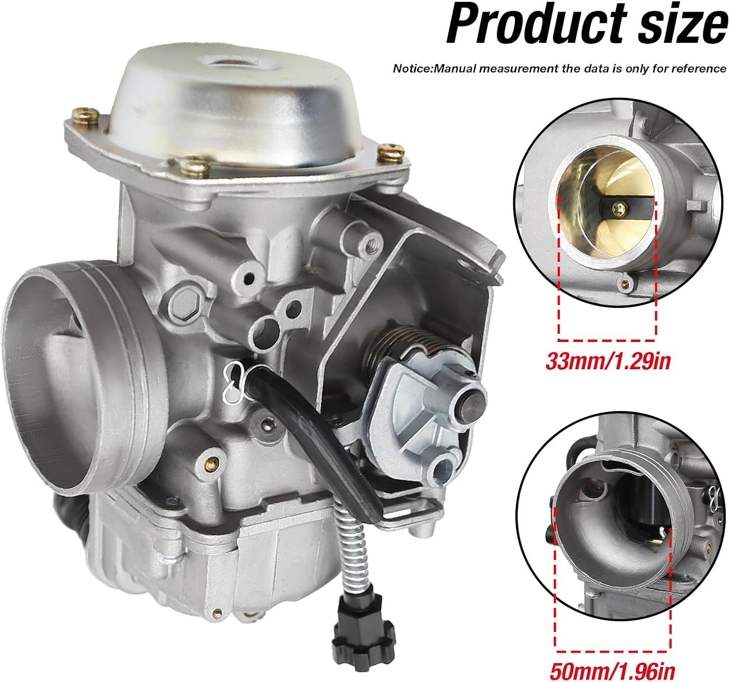 Anxingo TRX300 Carburetor Replacement for Honda FourTrax 300 TRX300 2x4 FourTrax300 TRX300FW 4x4 1988-2000 (style2)