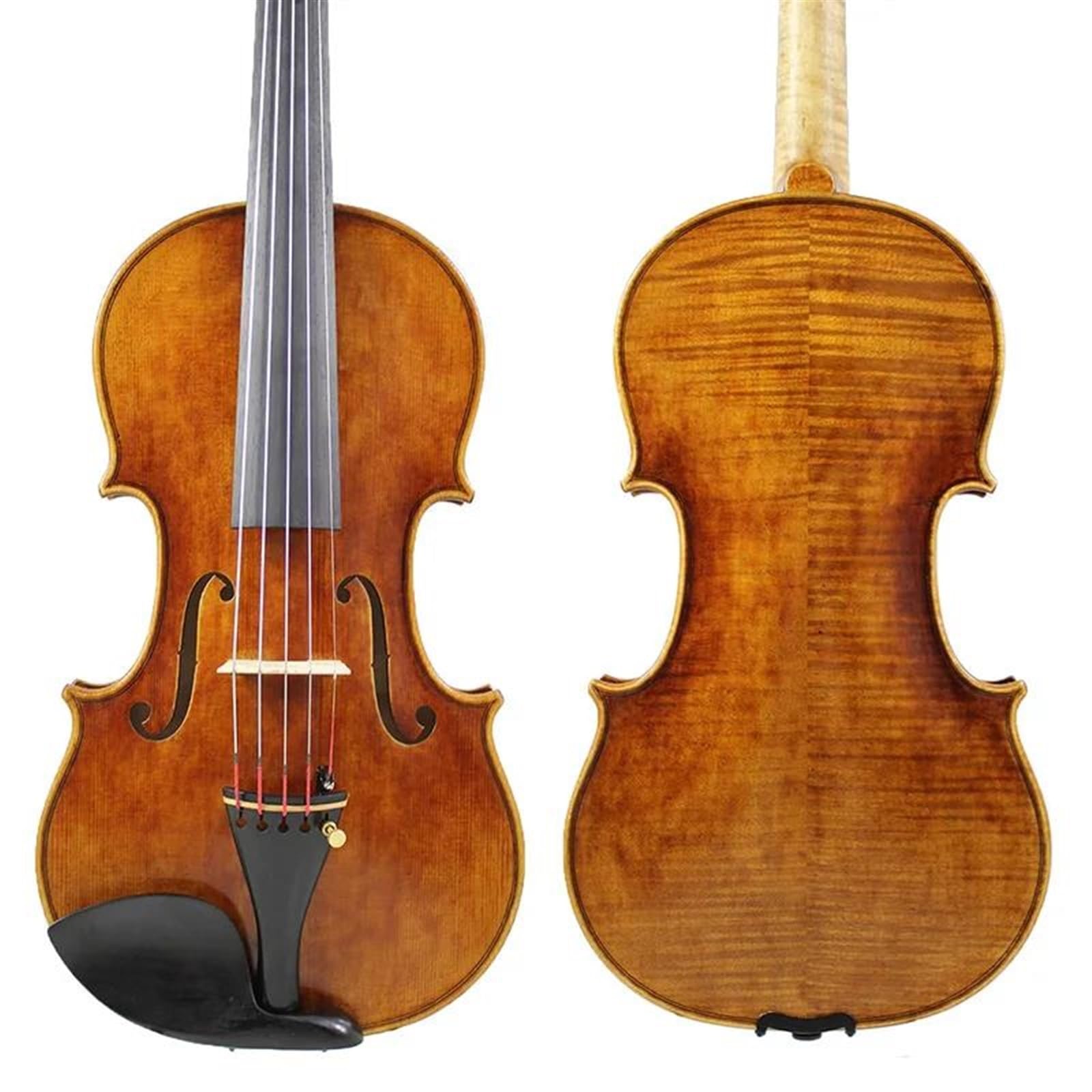 Violino Set Violino a 5 corde Violino 4/4 Violino acustico con vernice anticata