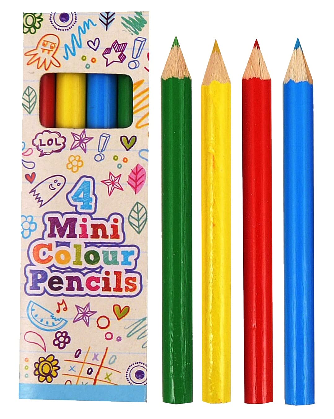 Anila's Complete Superhero Themed 10 Party Bag Fillers & Party Favours – 10 sets of Mini Colouring Pencils for Party Bags.(Ideal for Children Aged 3-8)