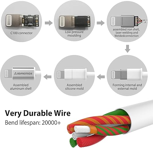 Miniatura 5 de Lightning - Auriculares magnéticos intraurales con certificación MFi con controlador de micrófono para entrenamiento deportivo, compatibles con