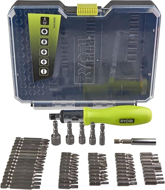 Ryobi RAK59SD Screwdriver Kit (59 Piece)
