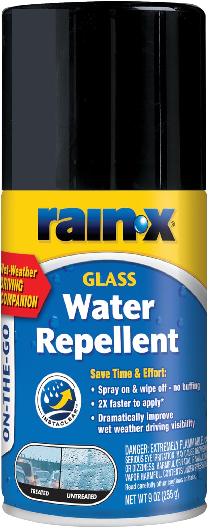 630167 On-The-GO Glass Water-Repellent Aerosol 9 oz.