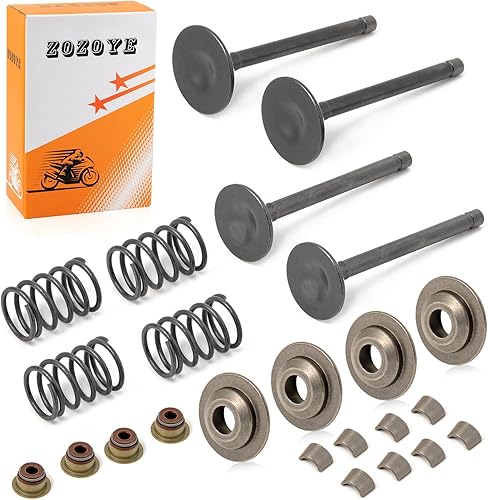 Miniatura 4 de Fugi Robbin 295cc 350cc Válvula de escape y admisión y sellos Kit de reconstrucción de resortes para EZGO 4 ciclos de gas carrito de golf MCI