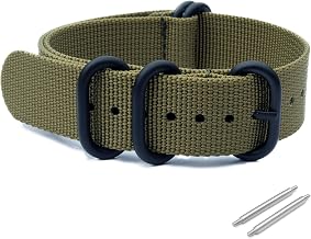 WAMD Zulu Nylon Watch Strap/Watch Band - 18mm, 20mm and 22mm Zulu Nylon Watch Strap - Multicolor Options