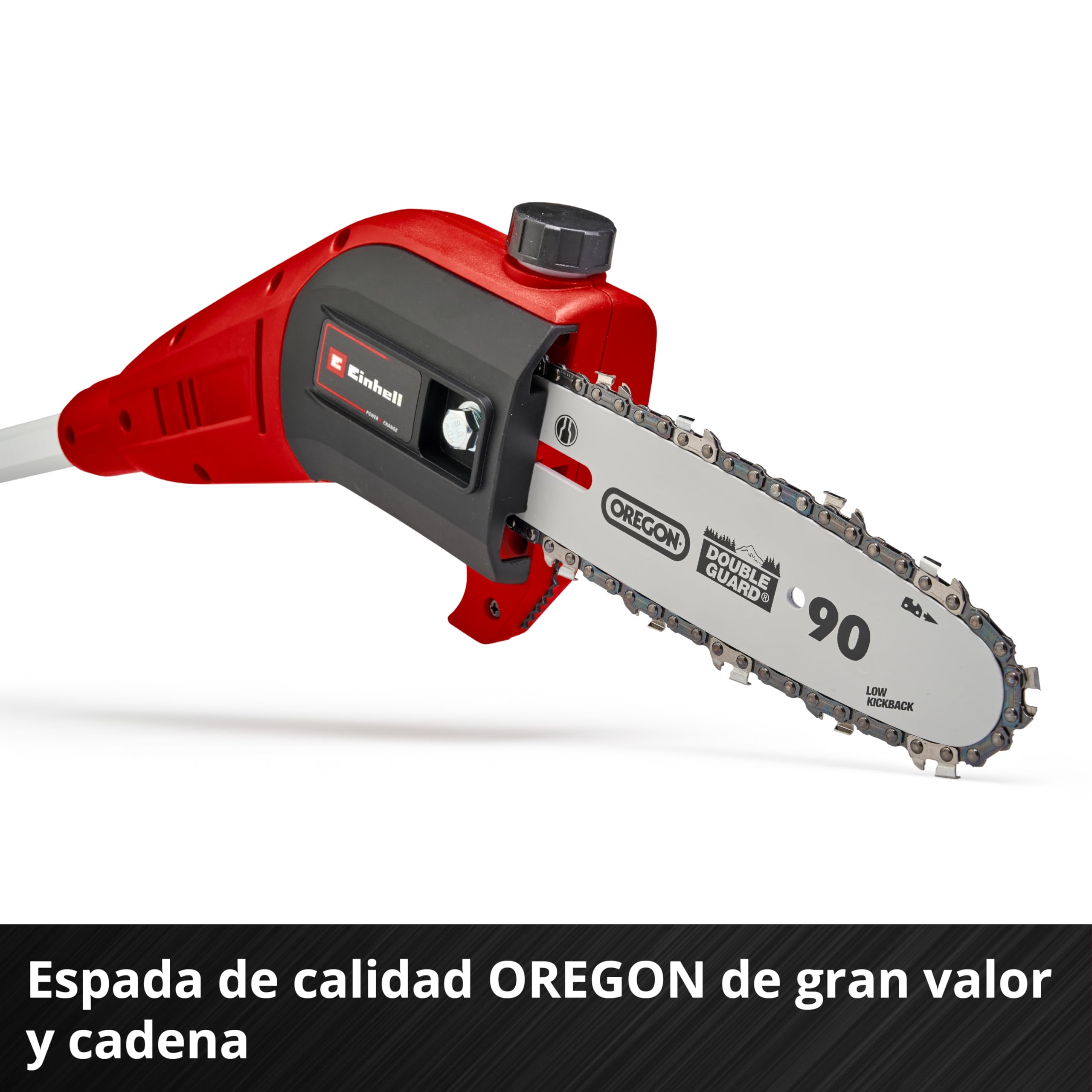 Einhell Podadora con batería GC-LC 18/20 Li T-Solo | PXC | 18 V | 20 cm de longitud de espada | Cabezal del motor con inclinación de 30° | Engranaje metálico | Sin batería