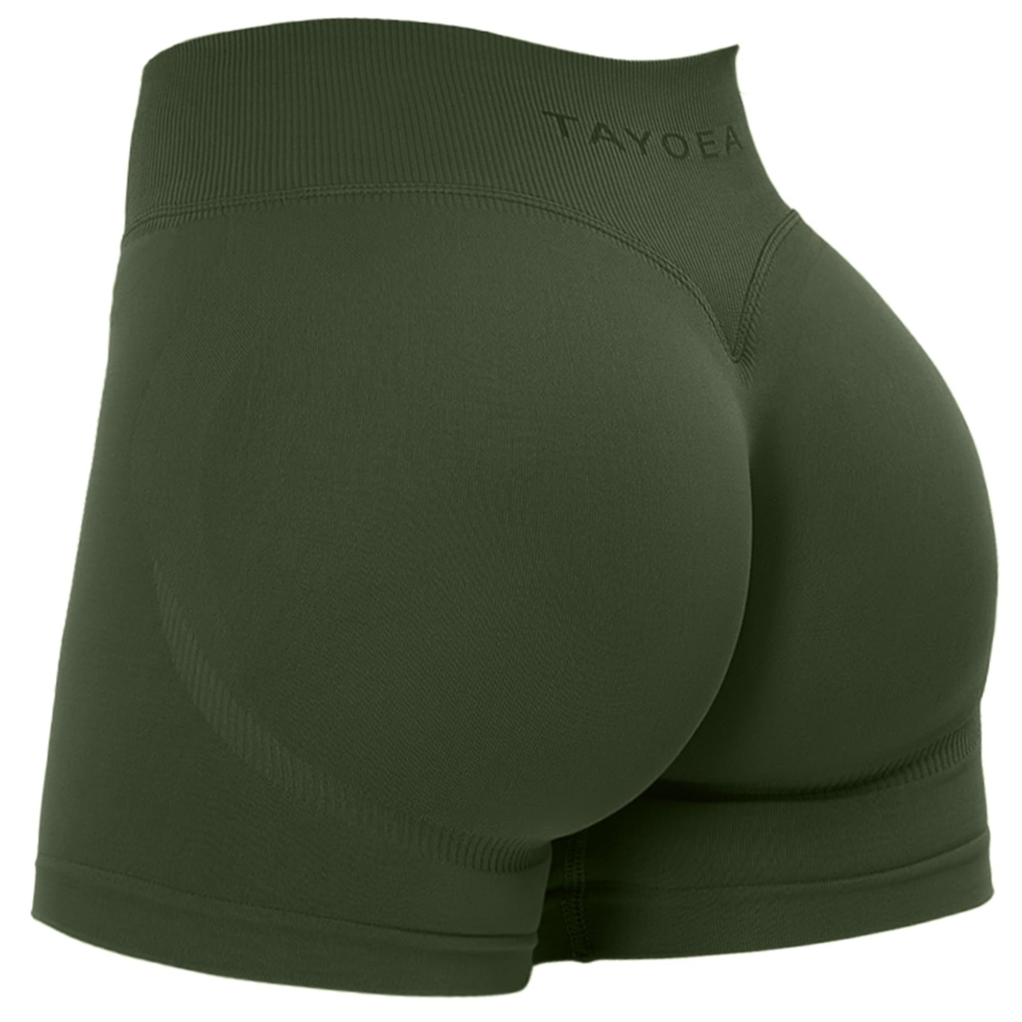 TAYOEA Sport Shorts Invisible Scrunch Butt Shorts Damen Nahtlose Push Up Kurze Gym Yoga Shorts Workout Radlerhose Damen