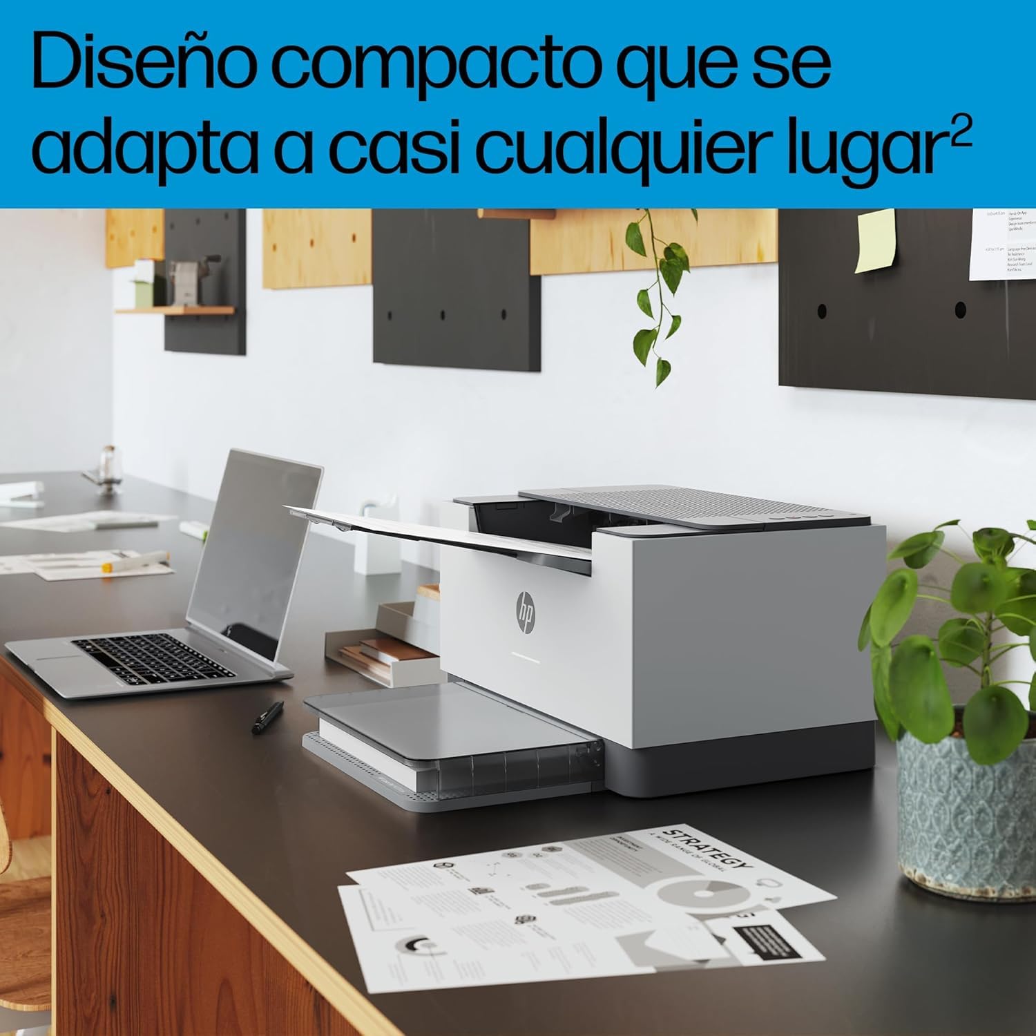 HP LaserJet M207dw, Impresora Láser Monocromo A4, Impresión a Doble Cara automática, 28 ppm, USB 2.0, Wi-Fi, Ethernet, Smart, Panel con Botones LED, Procesador 500 MHz, Memoria 64 MB, Gris