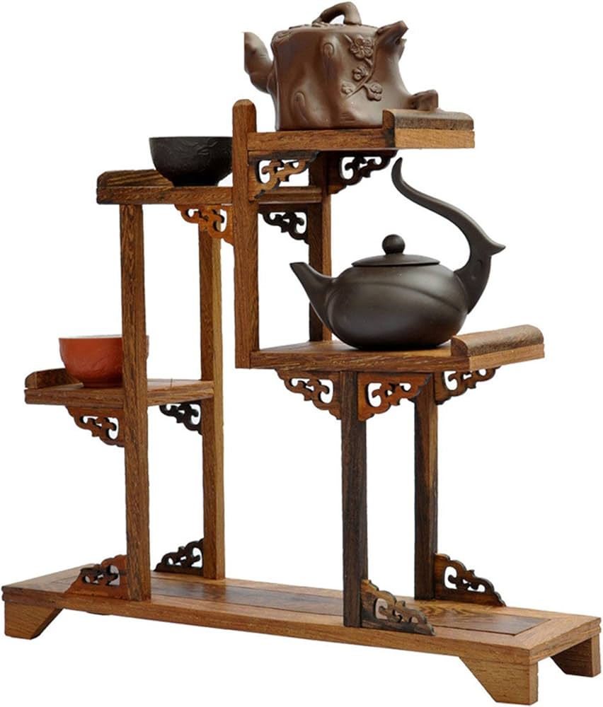 希少 Antique wooden display stand ZWJABYY Antique Display Stand Shelf Wooden Decorations For Home