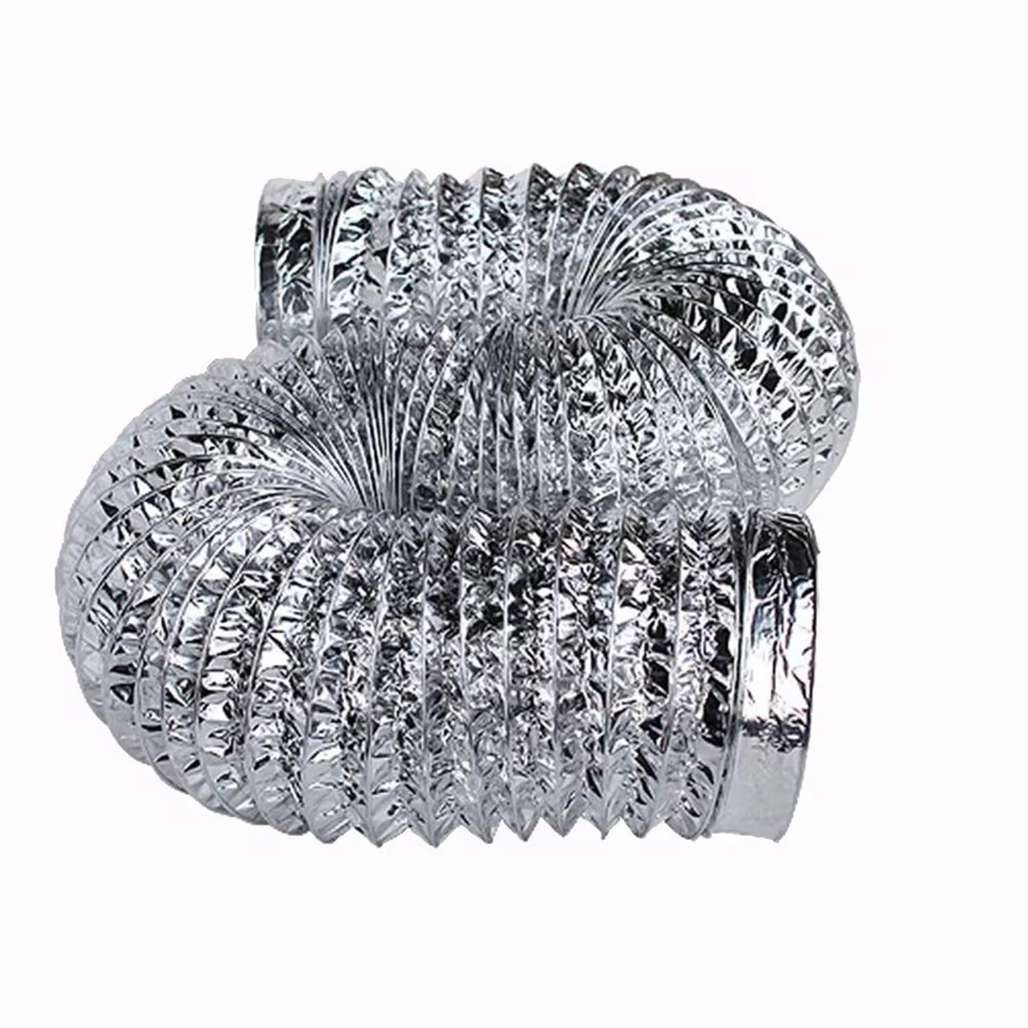 Condotto Flessibile in Alluminio, Tubo Flessibile di Ventilazione for asciugatrice con condotti dell'Aria in Acciaio Inossidabile, Diverse Dimensioni(5m,170mm)
