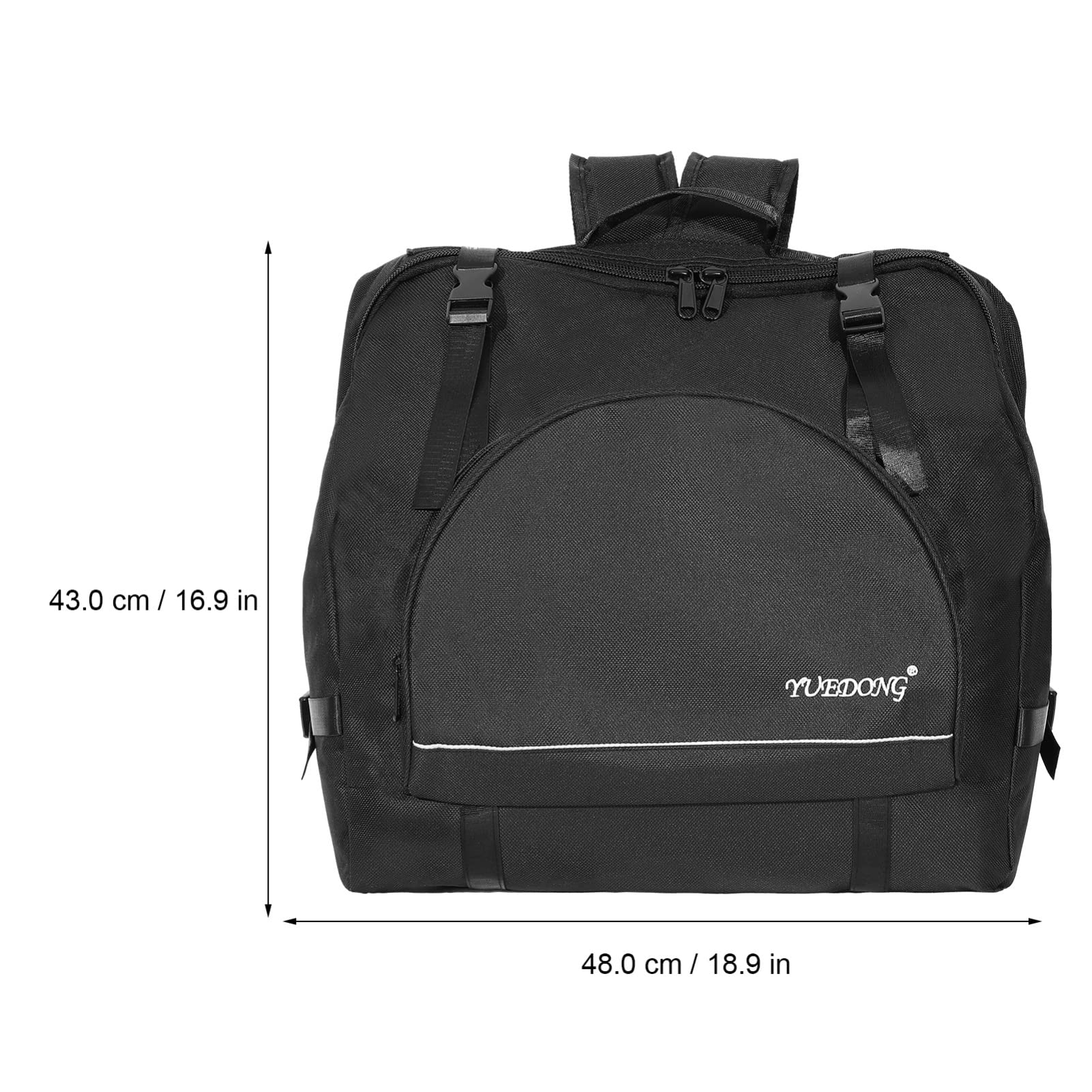 Vaguelly Borsa per fisarmonica per fisarmonica 80-96 bassi, custodia imbottita per fisarmonica, borsa da concerto, zaino con tracolla, borsa per accessori, borsa per il trasporto di strumenti per