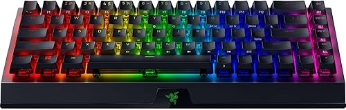 Miniatura 9 de Razer BlackWidow V3 Mini HyperSpeed - Teclado mecánico inalámbrico para juegos 65% interruptores mecánicos verdes táctiles y clicky - Teclas Phantom