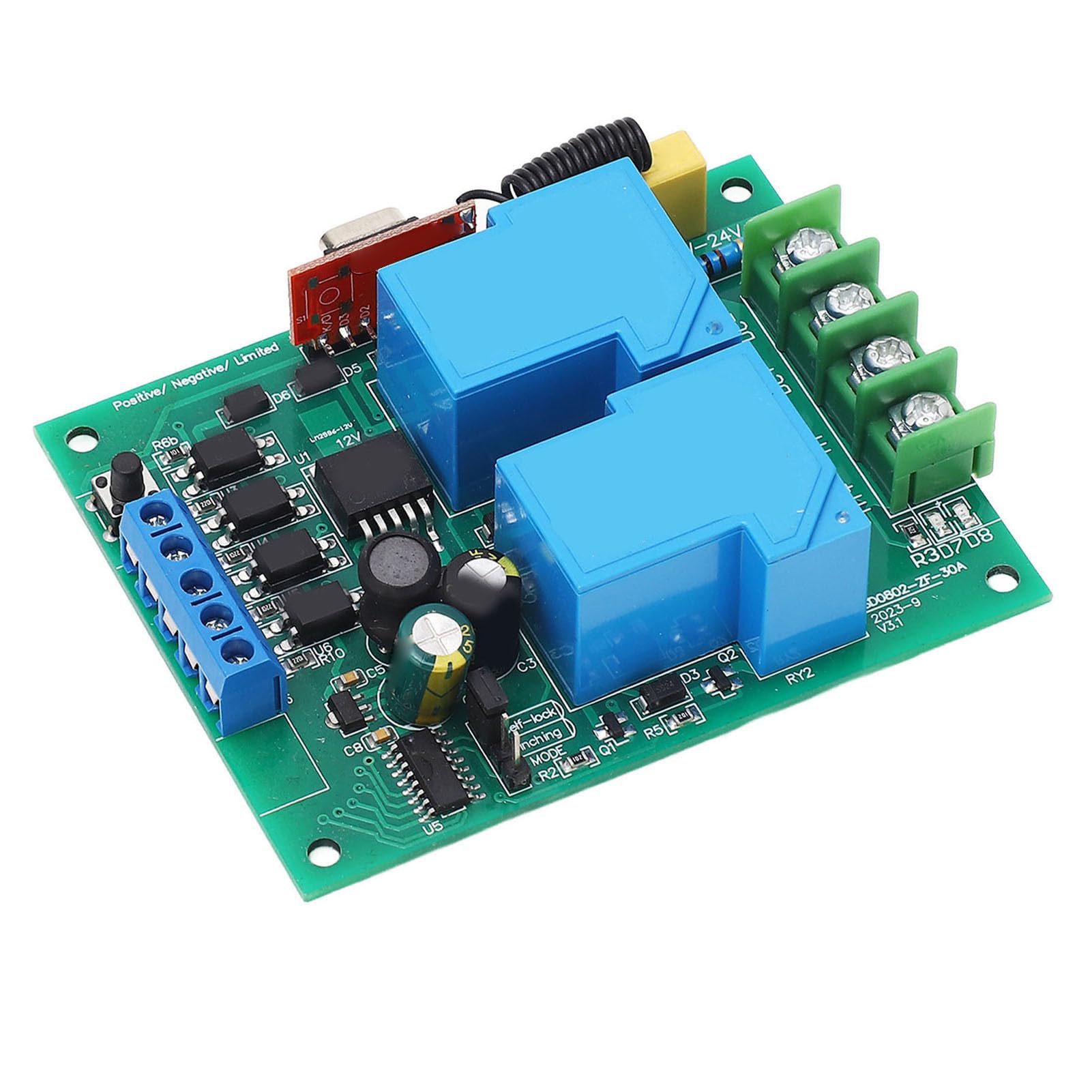 Module Commande Moteur DC Télécommande Contrôle Avant Arrière 2 Vitesses pour Robot Voiture RC