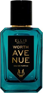 Ellis Brooklyn WORTH AVENUE Eau de Parfum for Men 1.7oz / 50ml - Lavender Suede, Cardamom, Angelica Seed & Ambrox Super – Fresh, Powerful, Sophisticated Scent