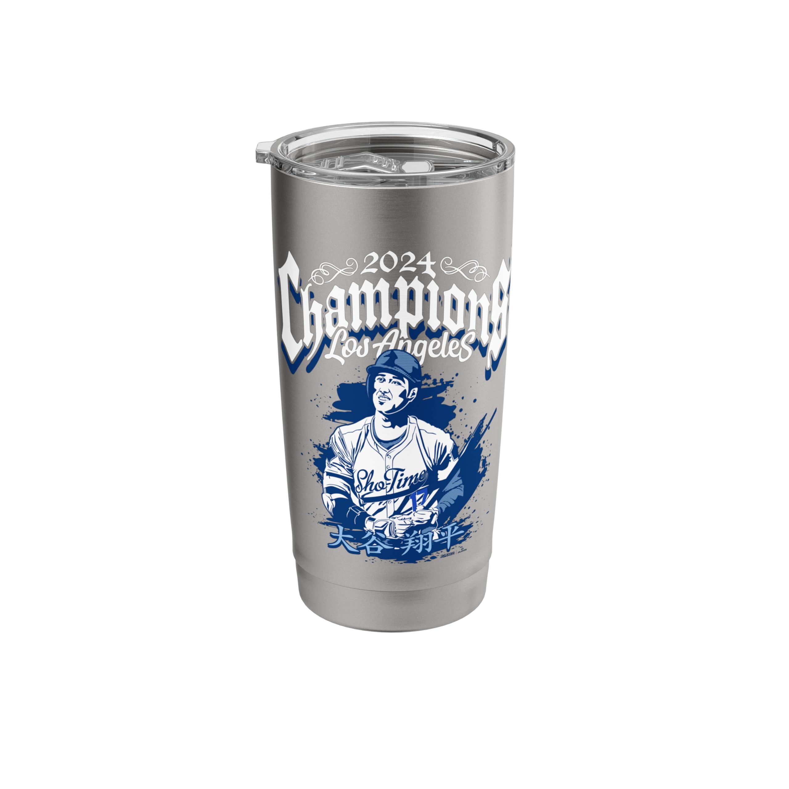 2024 Champs – Shohei Ohtani – Los Angeles Baseball Stainless Steel Insulated Tumbler