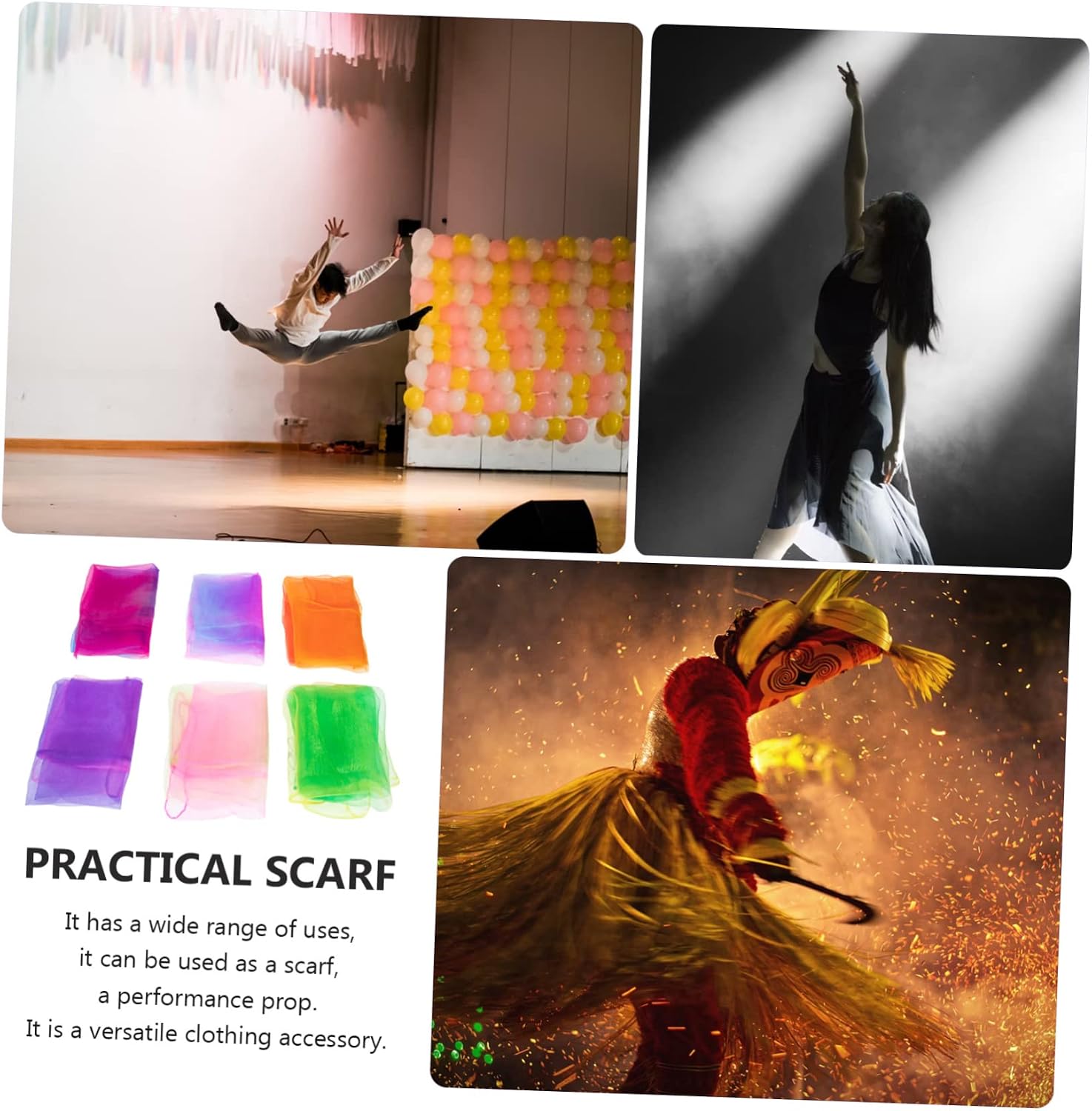 Play Scarf Pretend Play Scarves Juggling Scarves Rhythm Scarf Trick Scarves Dance Scarves Small Square