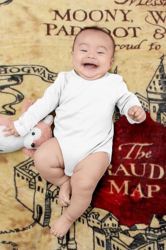 Miniatura 3 de Harry Potter Marauders Map Micro Raschel - Manta de forro polar de 48 x 60 pulgadas